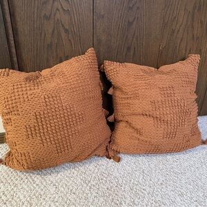 Opalhouse Terracotta Accent Pillows 24x24 (set of 2)